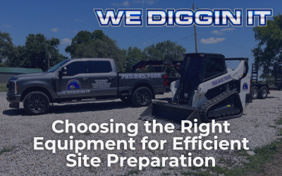 Choosing the Right Equipment for Efficient Site Preparation